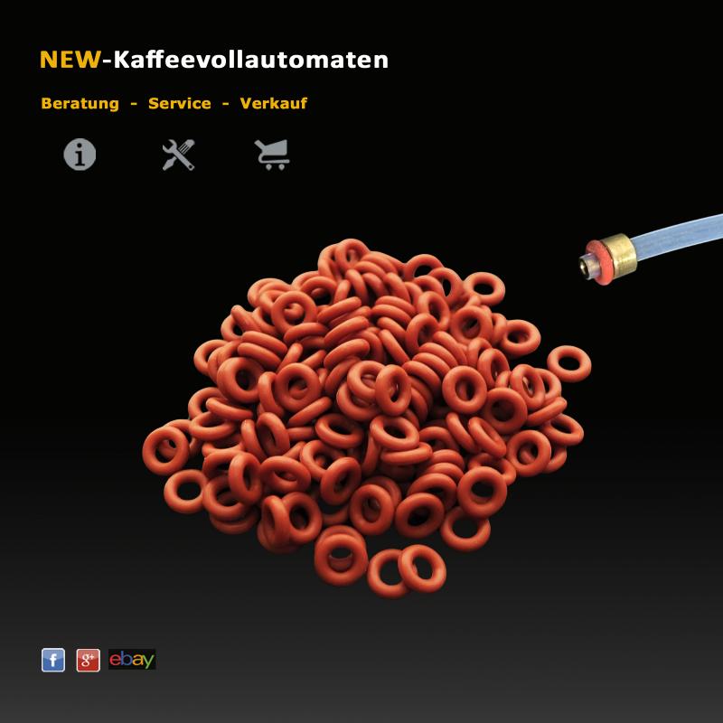 Schlauchdichtung O-Ring 4mm zu Druckschlauch Krups Kaffeevollautomat