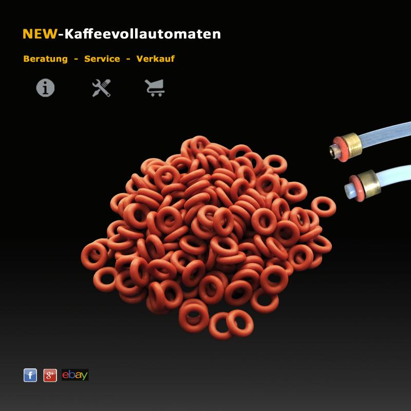 Schlauchdichtung O-Ring 4mm zu Druckschlauch Krups Kaffeevollautomat