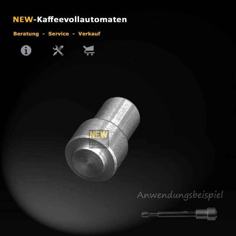 Alu Cap for Metal Rod Drainage Valve AEG Coffee Machine
