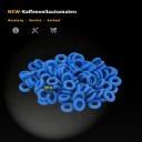 Gasket O-Ring FKM Blue 3,4x1,9 for Jura Water Tubes in Coffee Machines