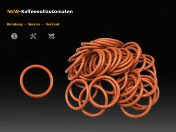 500 pcs Gasket O-Ring for Brew Group in Jura ENA-Micro and A-Series Coffee Machines