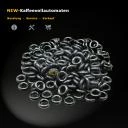 1000x Gasket O-Ring black 3,85x2mm black NBR for PTFE hoses in DeLonghi Coffee Machines
