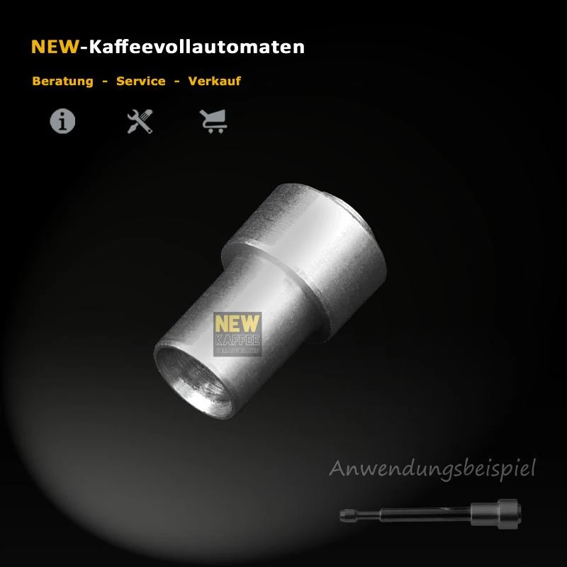 100 pcs of Alu Cap for Metal Rod Drainage Valve Jura AEG Krups Coffee Machine