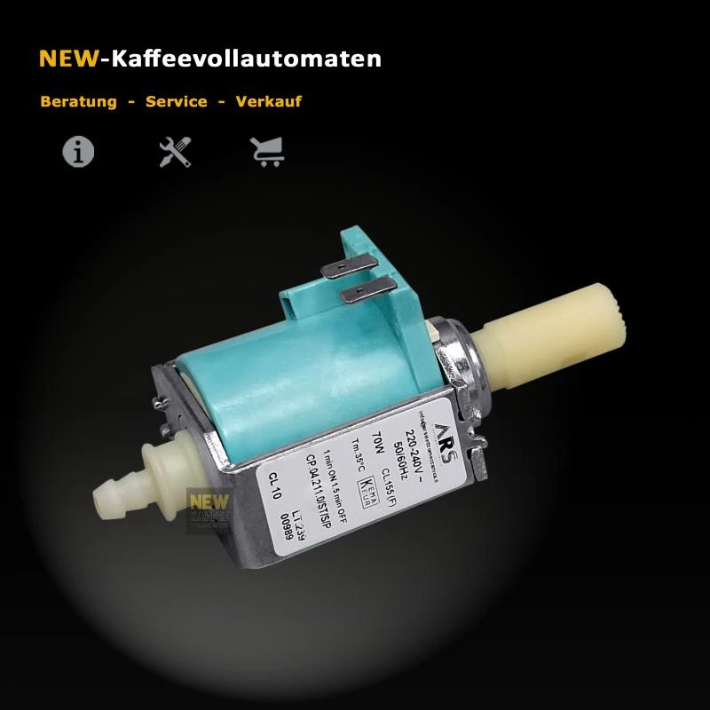 Wasserpumpe CP4 zu DeLonghi Ecam Kaffeevollautomat