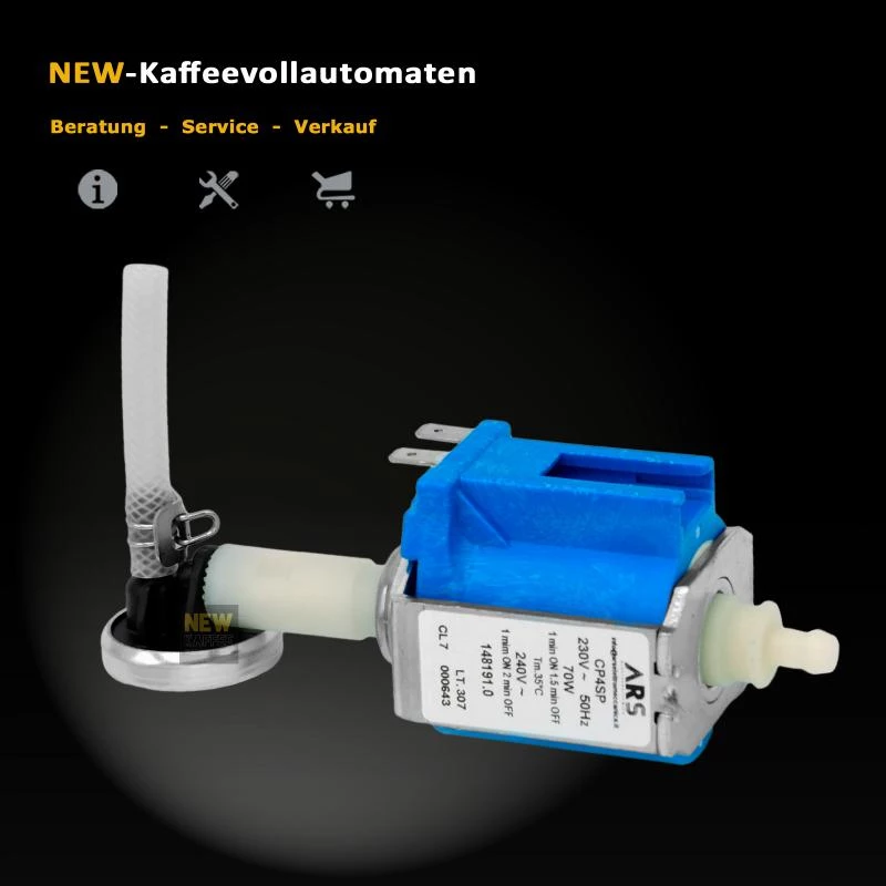Pompe à eau complète avec membrane 71744 pour machines à café des séries Jura Impressa X et Z