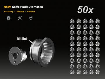 50x Mahlwerks Reparaturset kompatibel zu Jura HS-Plus und Aroma G3 Mahlwerken