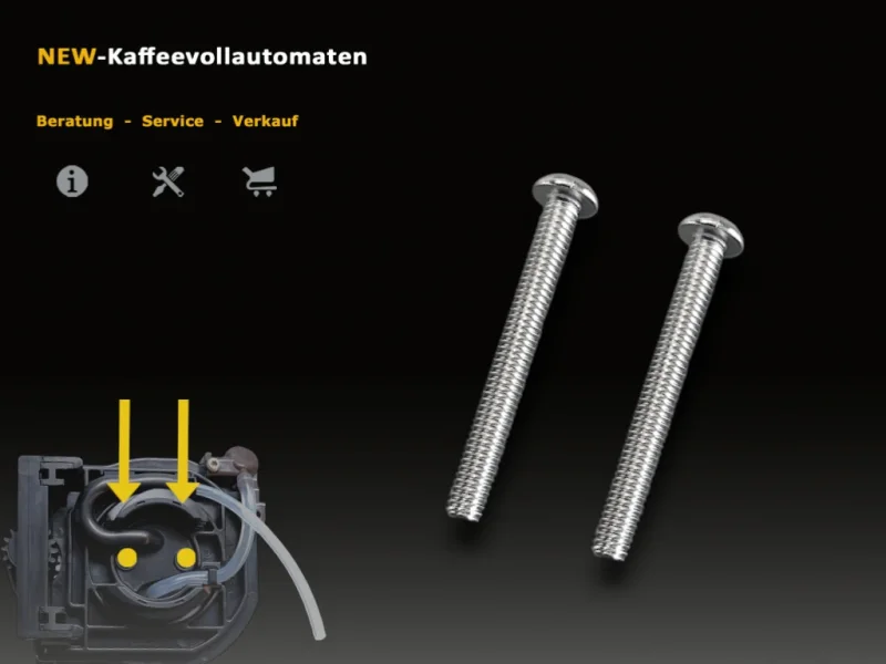2x Schraube zu Jura ENA-Micro und A-Serie Kaffeevollautomat