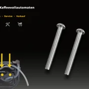 2x Schraube zu Jura ENA-Micro und A-Serie Kaffeevollautomat