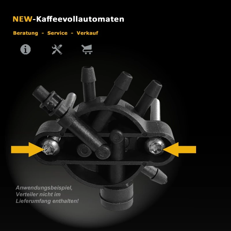 2x vis pour valve en ceramique dans les machines a cafe Jura Nivona Melitta et Miele