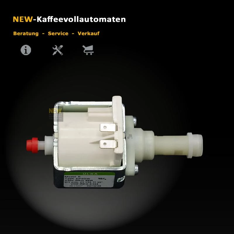 Saeco water pump 996530007753 ULKA EP5GW 48Watt 50Hz 230V for Bosch Siemens Neff Coffee Machines
