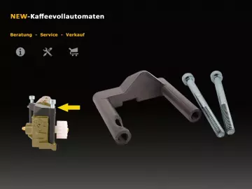 Haltebügel zur Reparatur Jura Getriebemotor im Kaffeevollautomat