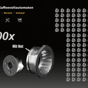 100x Kit de reparation premium pour Broyeur Arome+ 72293 de Jura