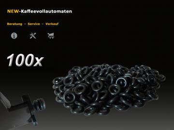 100x O-Ring zu Andockstutzen Jura ENA Micro-A-Serie Drainageventil