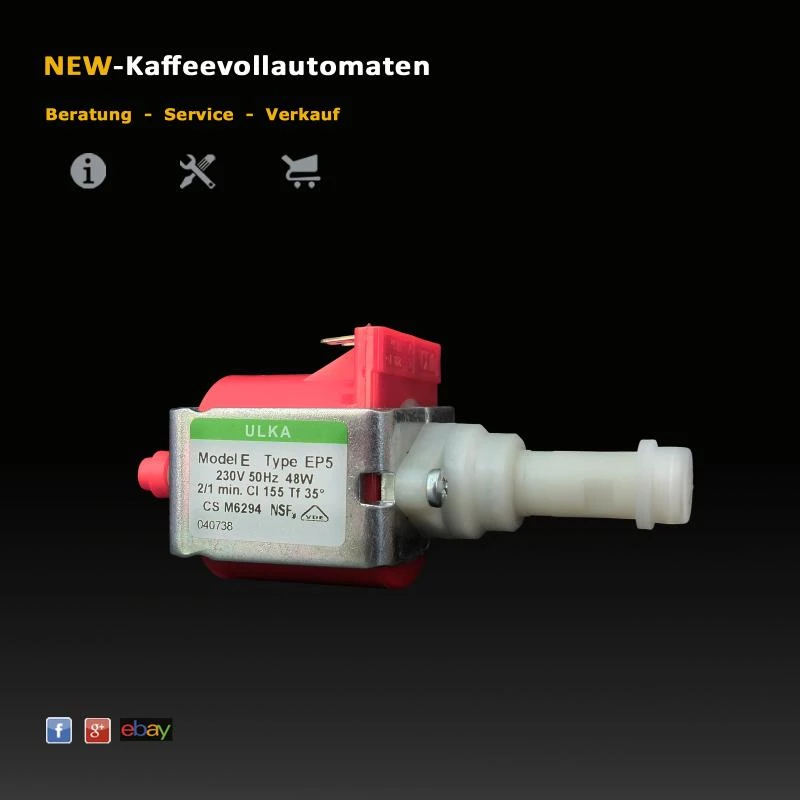 Reparatur Set 6 Pumpe Schlauch Membranregler zu DeLonghi EAM ESAM Kaffeevollautomat