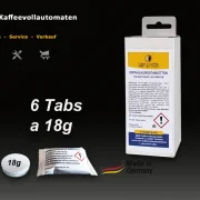 6 Entkalkungstabletten für Kaffeevollautomaten