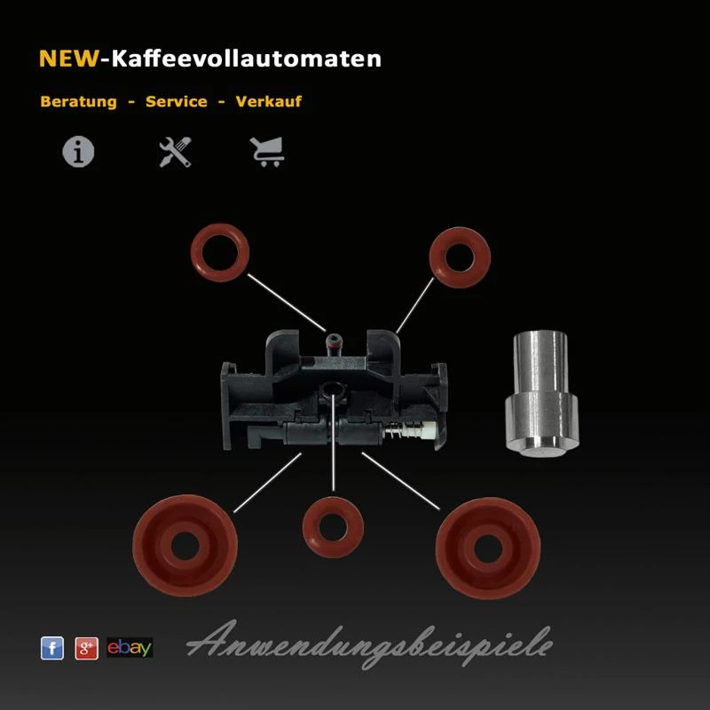 Grand kit de réparation pour machine à café Jura AEG Krups