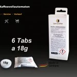 6x Clean o Coffee descaling tablet 18g in a flow pack