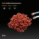 O-Rings red for 4mm PTFE Pressure Hoses in AEG Coffee Machines