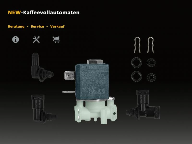 Solenoid Valve 2 Way Kit 5513225701 for De`Longhi ECAM Models