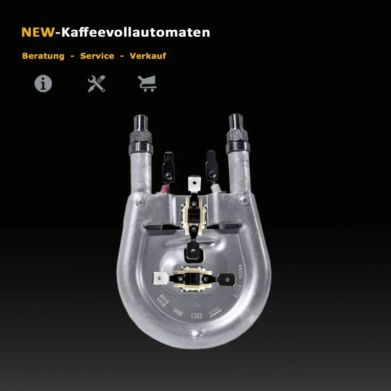 Heizelement Dampfheizung Schnelldampf 1000 W Thermostate 318°C DeLonghi Kaffeevollautomat