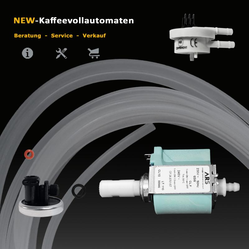Invensys CP3 Pumpe Membran Dichtungen Schlauch Flowmeter zu Kaffeevollautomat