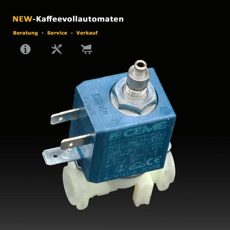 DeLonghi Magnetventil Solenoidventil zu ECAM ETAM Kaffeevollautomat