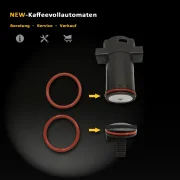 O-Ringe für oberen und unteren Kolben