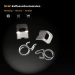 Set of fabric hose and clamps for Jura coffee machine