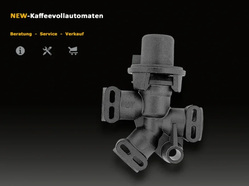 Nivona Auslaufventil Y-Form schwarz 4 bar