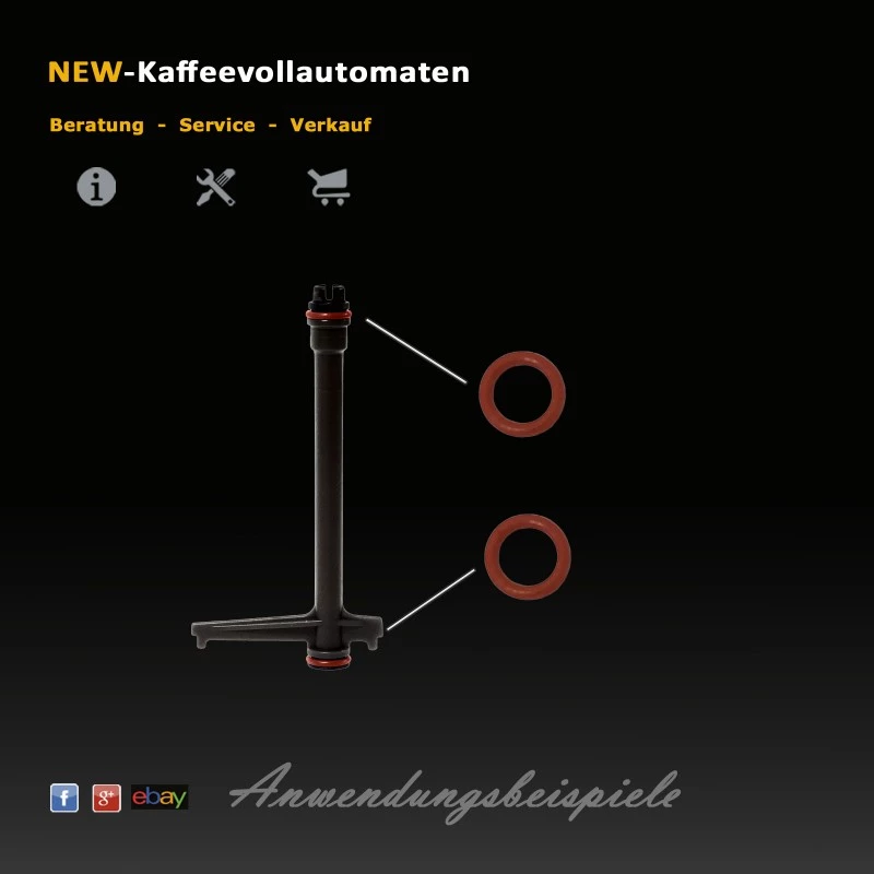 O-Ring 6,5 x 9,5mm zu Steigrohr in Jura Kaffeevollautomat