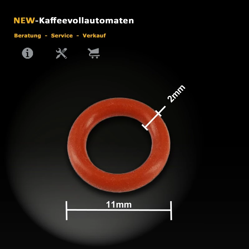 O-Ring 7,0 x 11,0 mm zu Jura Drainageventil 73649 in Kaffeevollautomat