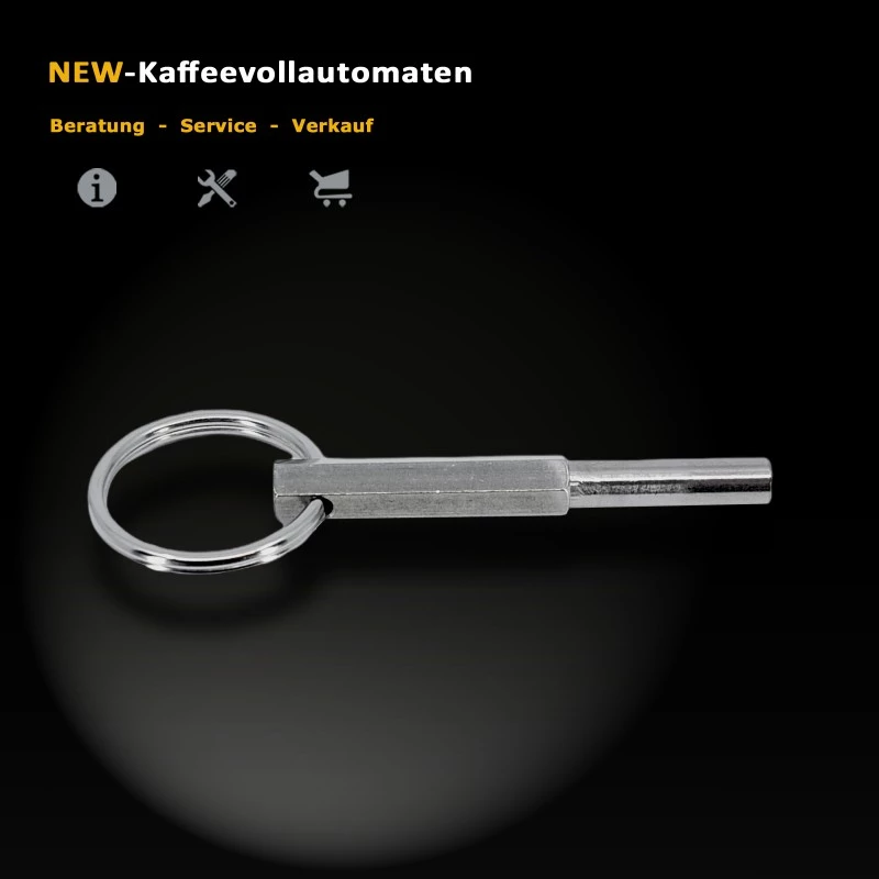 Outil ovale avec anneau pour ouvrir les machines a cafe Jura AEG et Krups