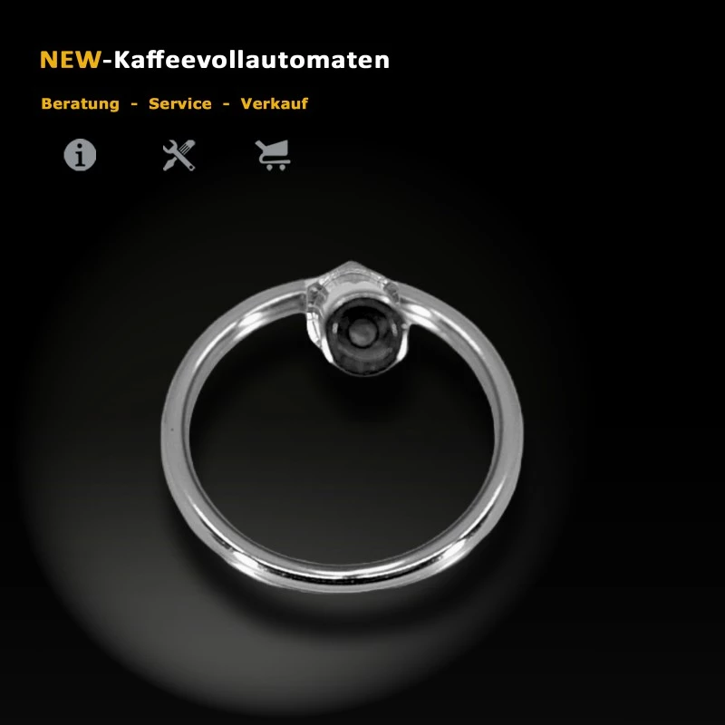 Outil ovale avec anneau pour ouvrir les machines a cafe Jura AEG et Krups