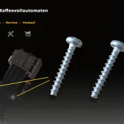 2x Schraube 3,5x20 Torx zu Jura Brühgruppe
