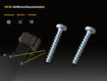 2x Screw 3,5x20mm for Jura brew groups with VC