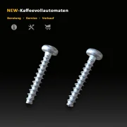 2x Schraube 3,5x20 Torx zu Jura Brühgruppe